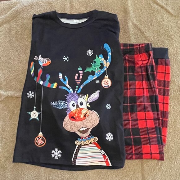 kids Christmas jammie set - Picture 1 of 7